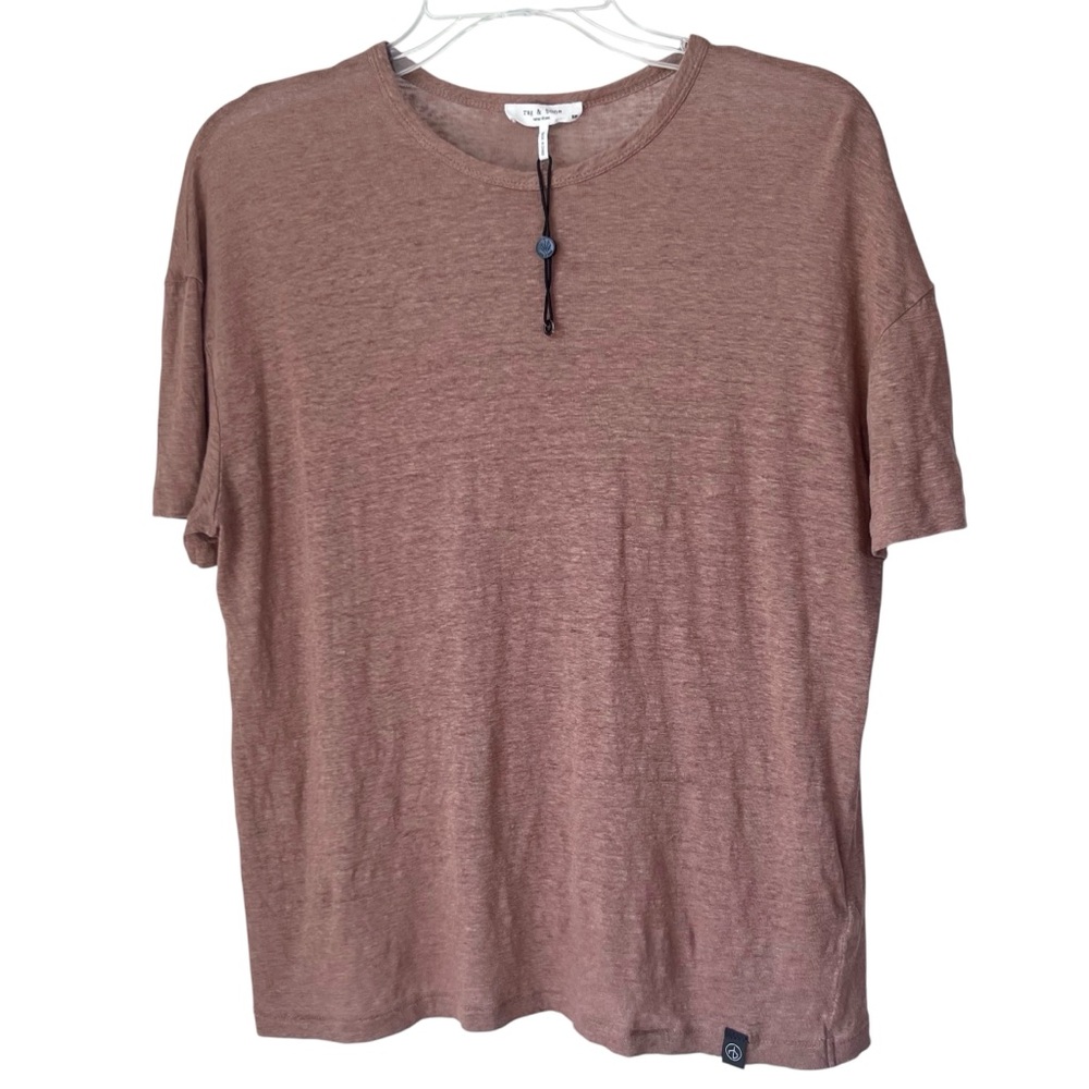 rag & bone Tan Short Sleeve Tee